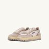 WILDPACE LOW SNEAKERS IN WHISPER WHITE AND SAND MESH AND SUEDE