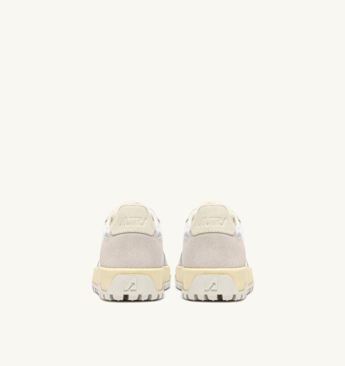 WILDPACE LOW SNEAKERS IN WHITE AND MARSHMALLOW MESH AND SUEDE WILDPACE LOW SNEAKERS IN WHITE AND MARSHMALLOW MESH AND SUEDE