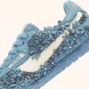WINDSPIN FLOWERS SNEAKERS IN FORGET ME NOT LEATHER