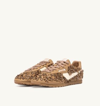 WINDSPIN FLOWERS SNEAKERS IN STAR FISH LEATHER