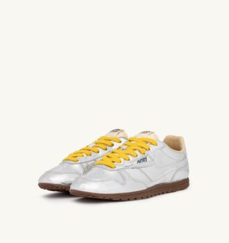 WINDSPIN SILVER MIRRORED SNEAKERS