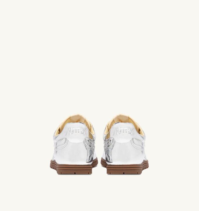 WINDSPIN SILVER MIRRORED SNEAKERS