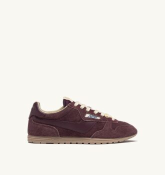WINDSPIN SNEAKERS IN AMARONE SUEDE AND LEATHER