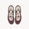 WINDSPIN SNEAKERS IN AMARONE SUEDE AND LEATHER