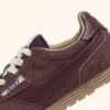 WINDSPIN SNEAKERS IN AMARONE SUEDE AND LEATHER