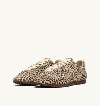 WINDSPIN SNEAKERS IN ANIMAL PRINT PONY HAIR EFFECT