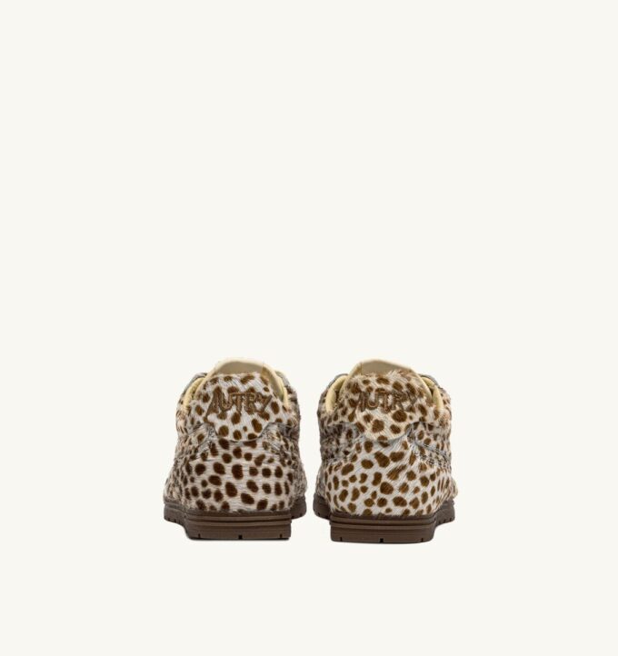 WINDSPIN SNEAKERS IN ANIMAL PRINT PONY HAIR EFFECT
