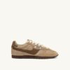 WINDSPIN SNEAKERS IN BEIGE AND BROWN PONY HAIR EFFECT