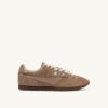 WINDSPIN SNEAKERS IN PEANUT SUEDE AND LEATHER