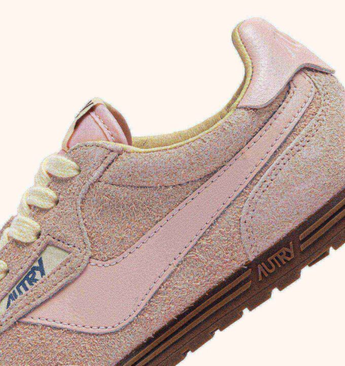 WINDSPIN SNEAKERS IN ROSEMARY SUEDE AND LEATHER