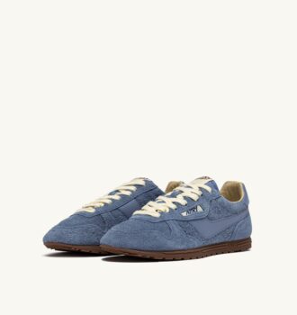 WINDSPIN SNEAKERS IN STREET SUEDE AND LEATHER